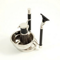 Black & Chrome Shaving Set